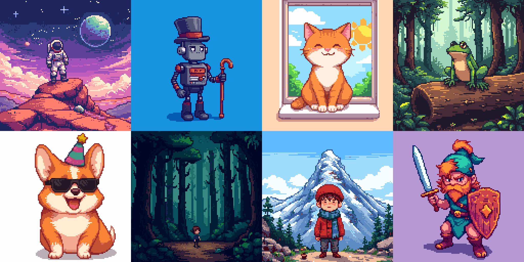 Retro Diffusion Fast Banner